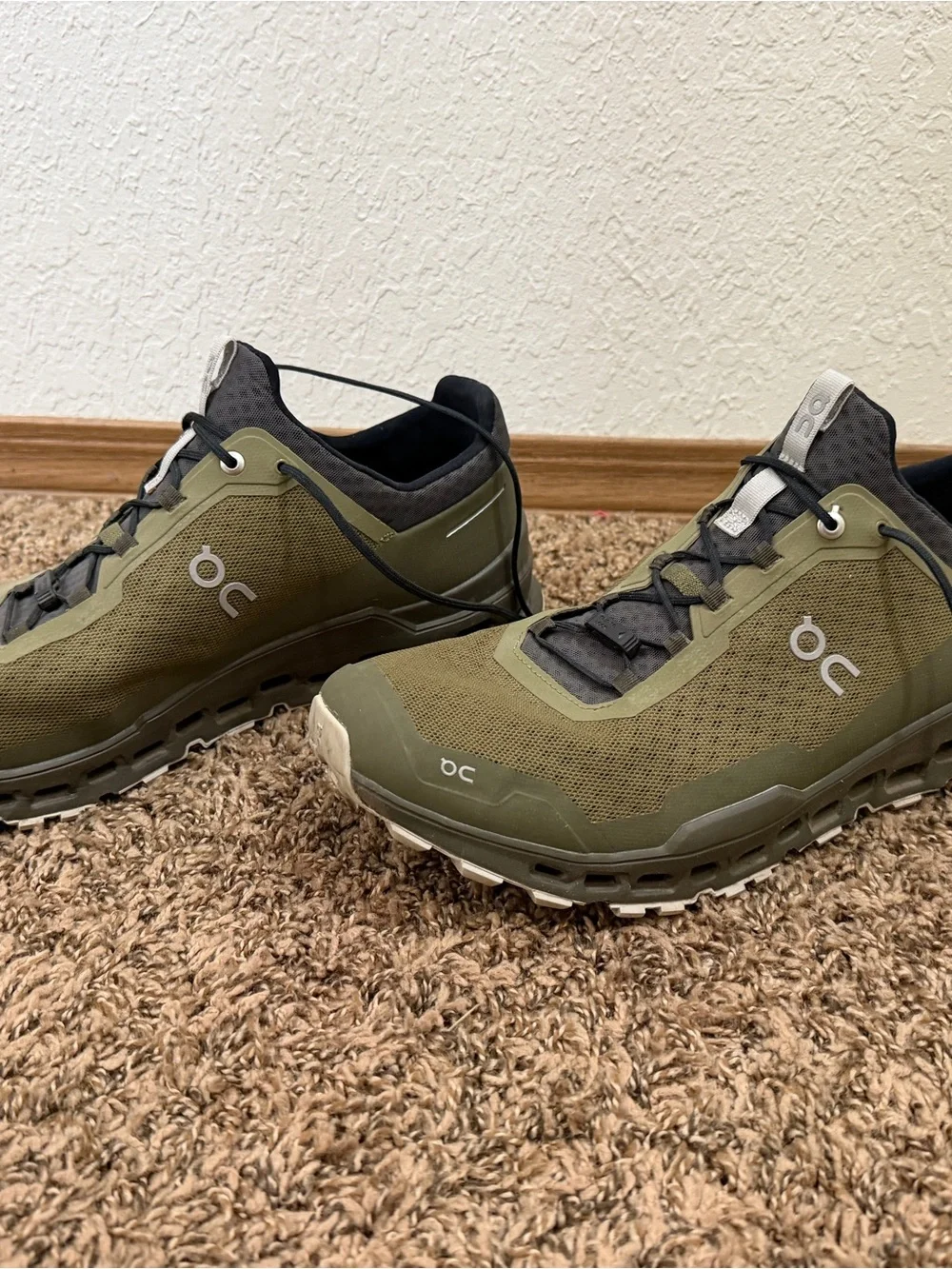 On Running Cloudventure Trail Running Shoes - Olive/Black Men’s 14